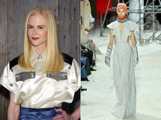 La imagen puede contener Nicole Kidman Ropa Ropa Persona humana Manga Moda Vestido de noche Vestido y bata