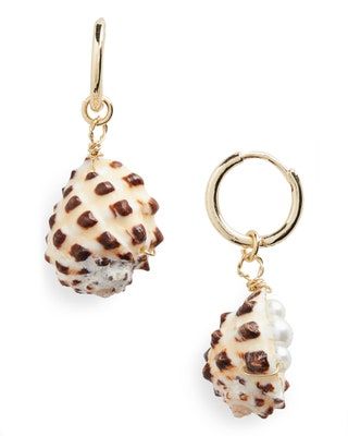 La imagen puede contener Pendiente Accesorios de joyería Accesorio Animal Sea Life Invertebrado y Concha