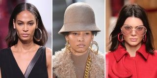 La imagen puede contener Joan Smalls Face Persona humana Ropa Sombrero Ropa Gafas Accesorios Accesorio y mujer