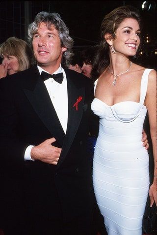 Cindy Crawford und Richard Gere bei den Oscars 1993.