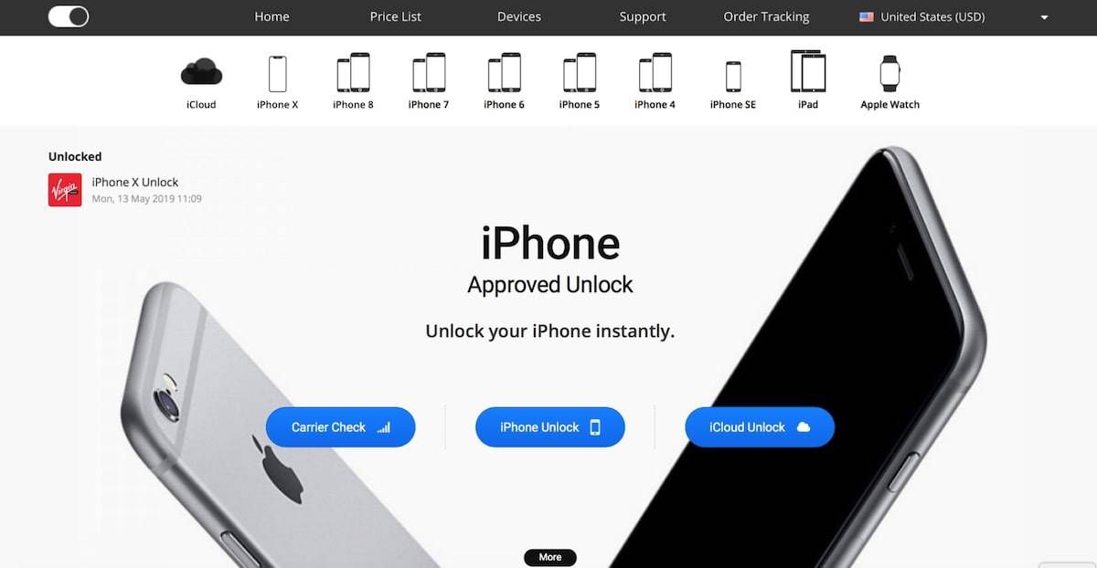 desbloqueo aprobado por iphone