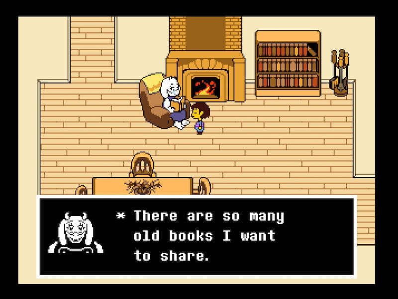 Undertale-porkkana-näyttö