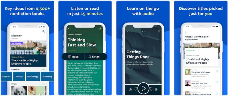 blinkist aplikacija za iphone
