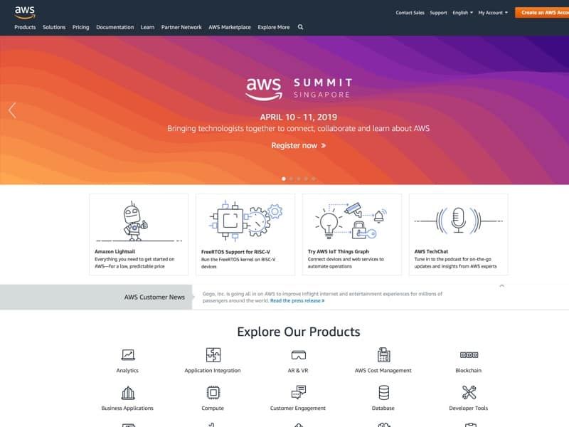 アマゾンウェブサービスは、信頼性が高く、スケーラブルで、安価なクラウドコンピューティングサービスを提供します。参加は無料で、使用した分だけ支払います。