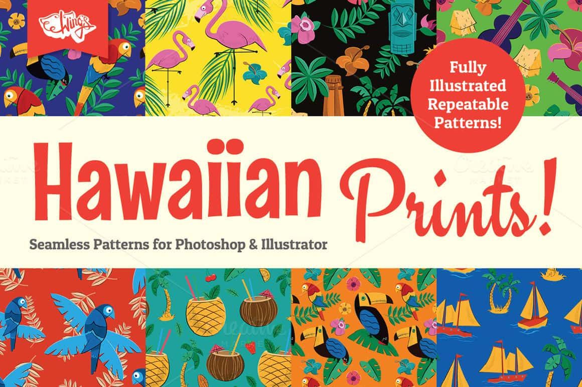 Estampados y patrones hawaianos
