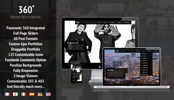 360 - Tema panorámico de WordPress
