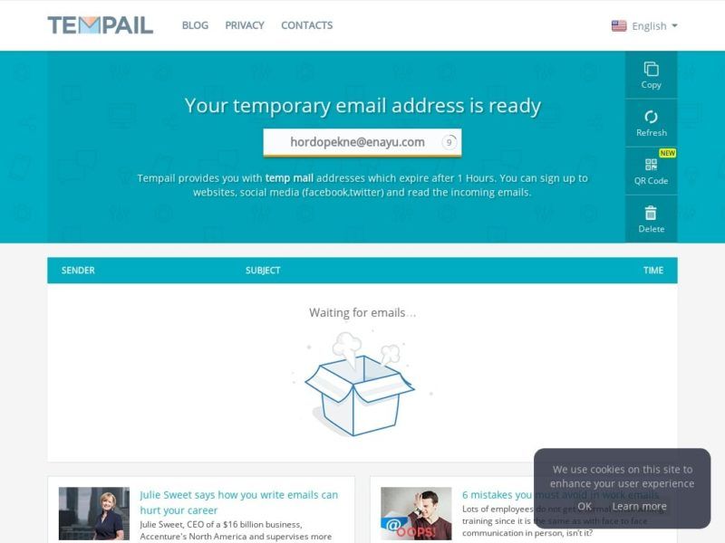 Herramientas para crear correos electrónicos temporales