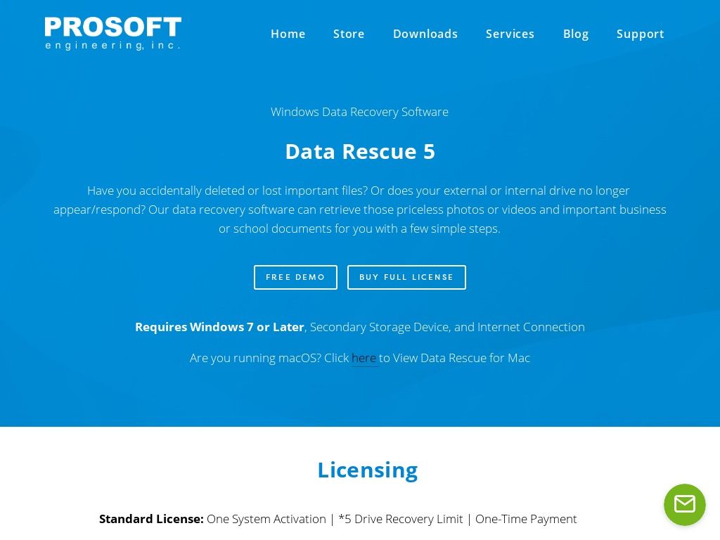 Prosoft Data Rescue 5 para Windows