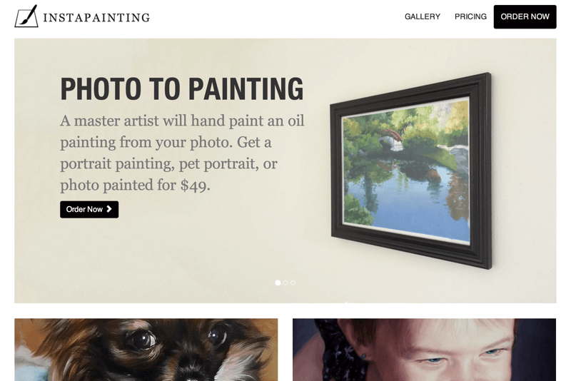 Foto pintada a mano para pintar, pintura de retrato, pintura al óleo personalizada - Instapainting