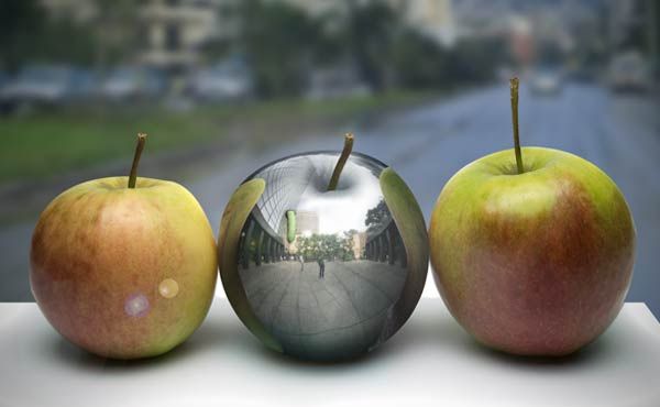 2-foto-realista-metal-manzana