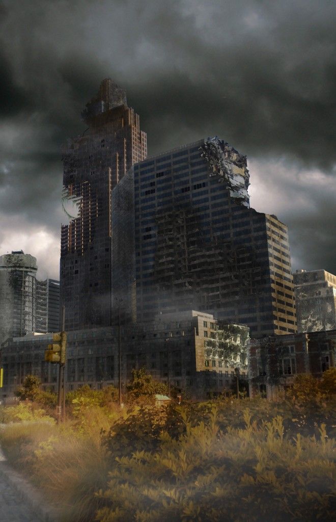 Создайте сцену разрушенного города с помощью Photoshop