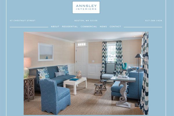 Sitio web de AnNsley Interiors