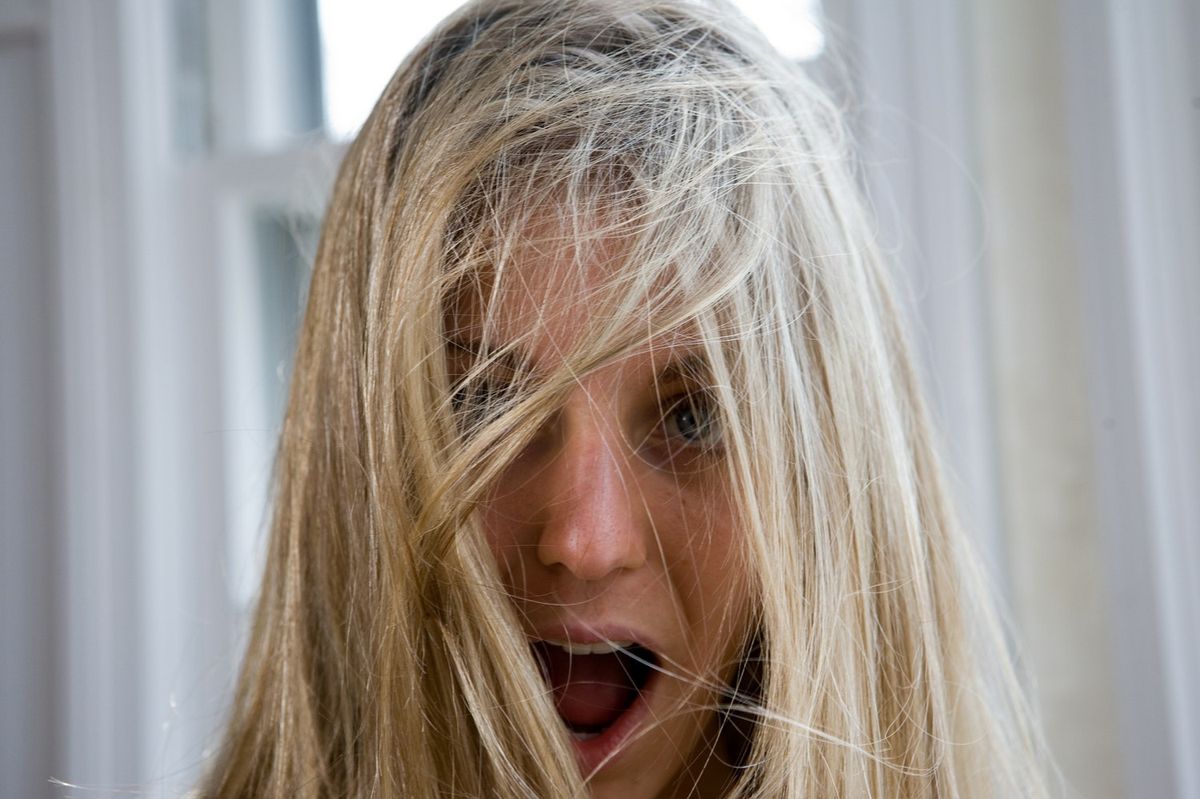 La imagen puede contener cabello, boca, labios y cara de persona humana
