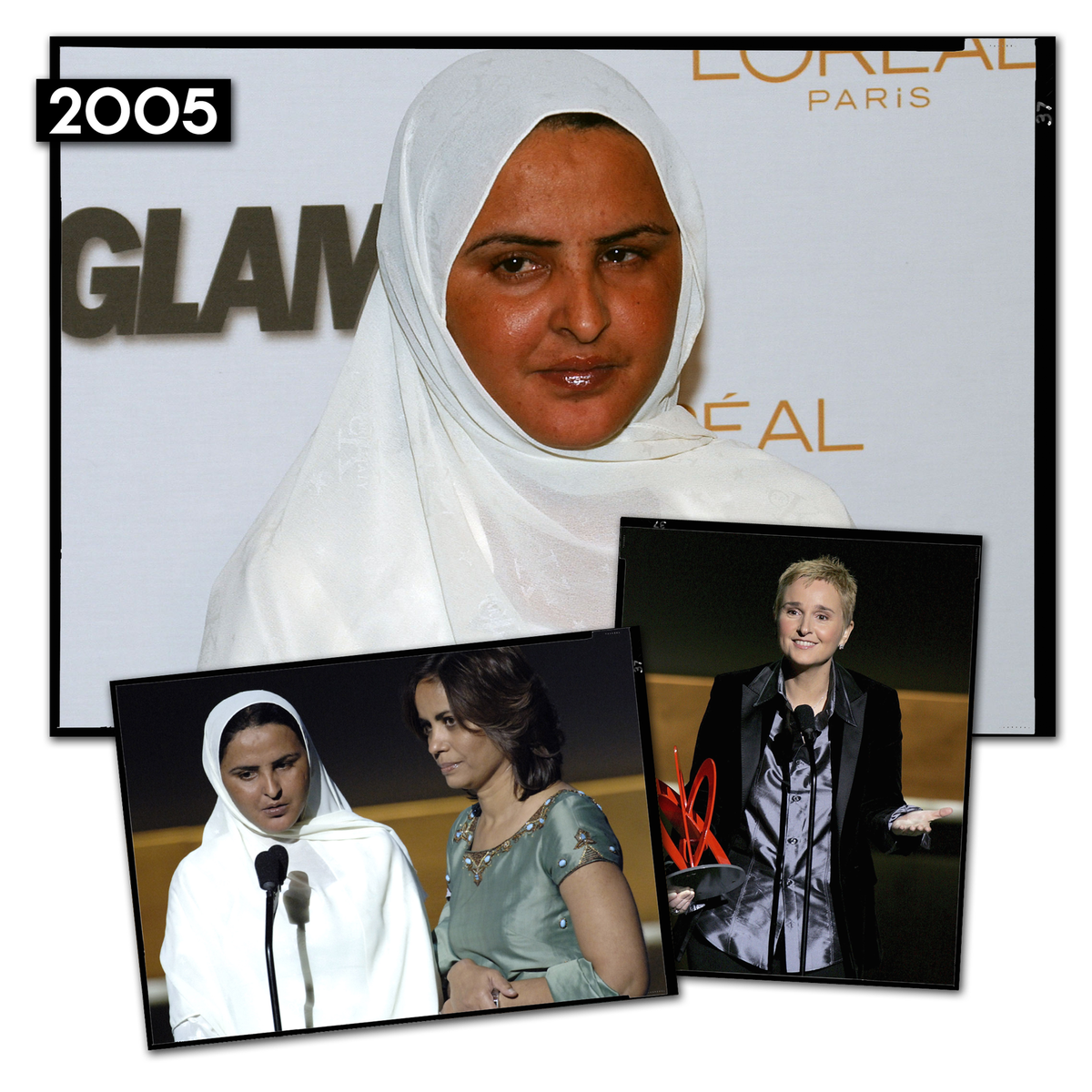 Nuotraukoje gali būti Melissa Etheridge Human Person Clothing Apparel Advertisement Collage and Plakat